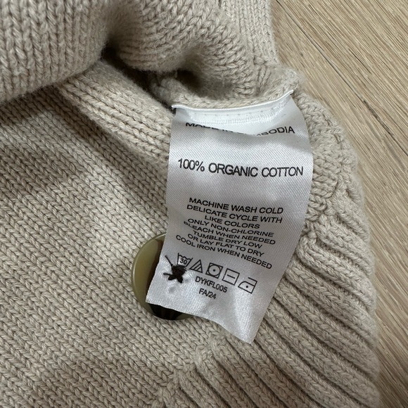 Quince Organic Cotton Cardigan - Cream - Picture 7 of 7